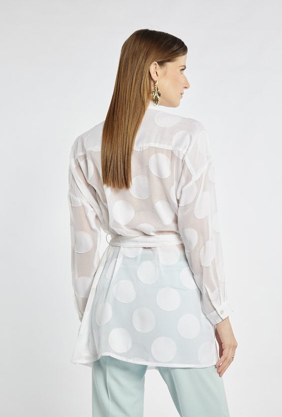 Koszula z wzorem w kropki