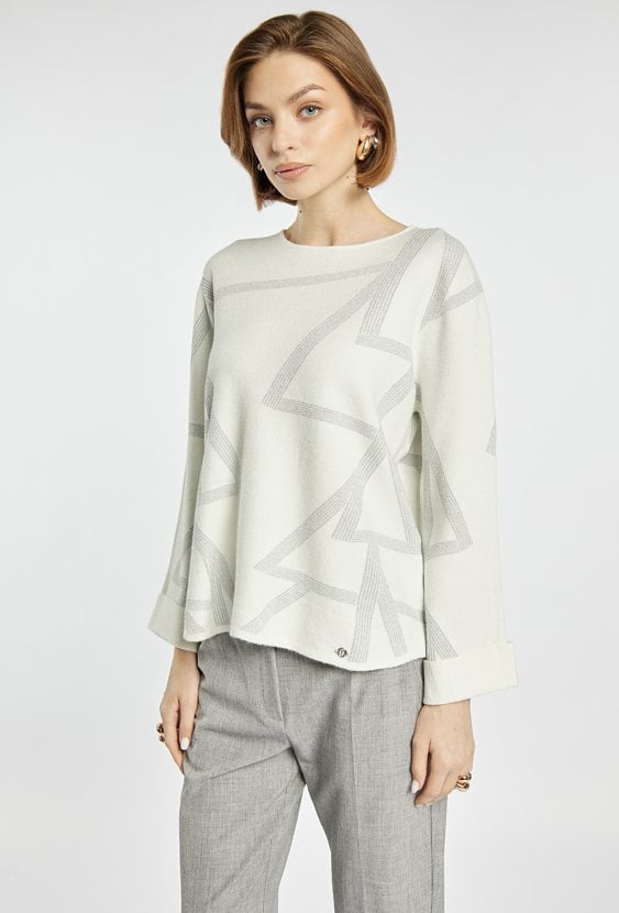 Sweter damski z wiskozą