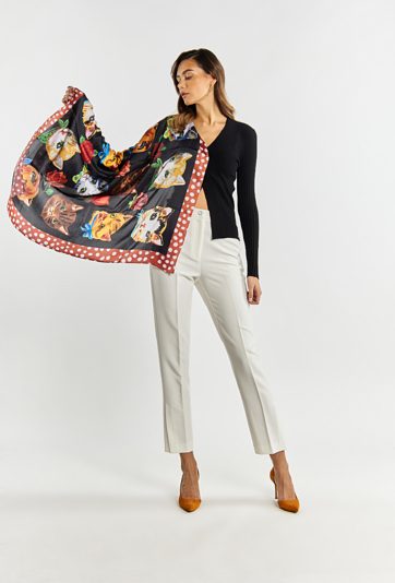 Apaszka damska w koty