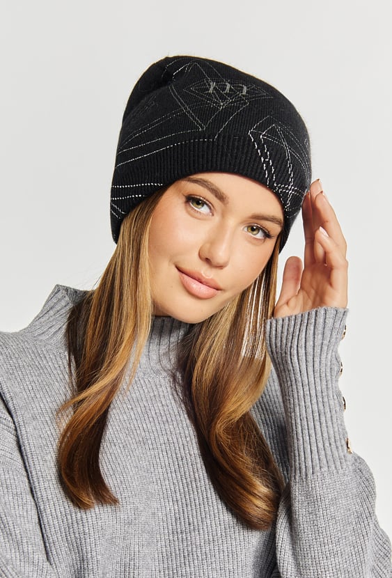 Klasyczna czapka z wzorem