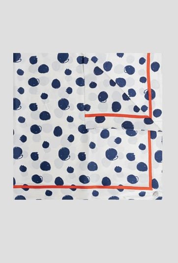 Apaszka z wzorem w kropki