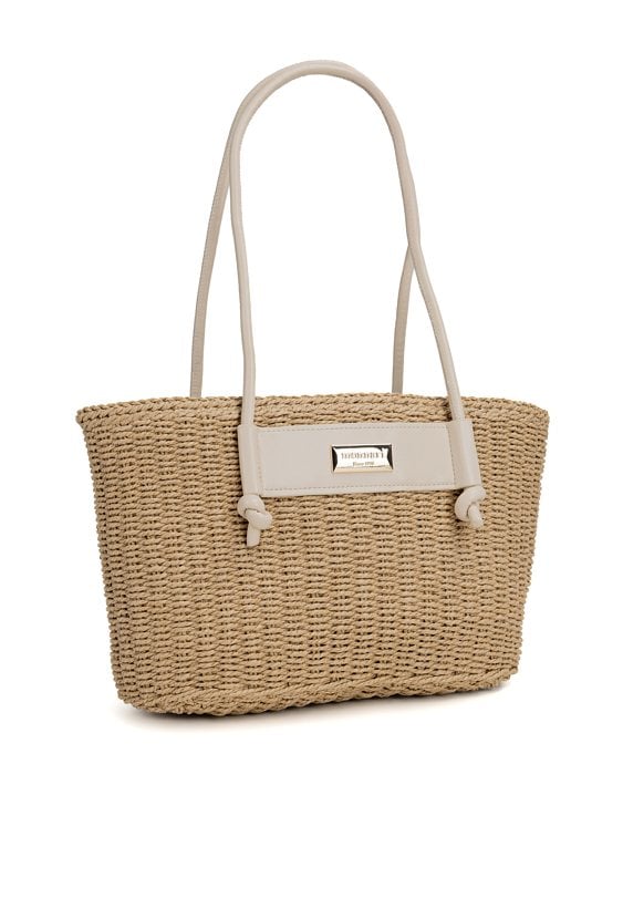 Pleciony koszyk ze ściągaczem