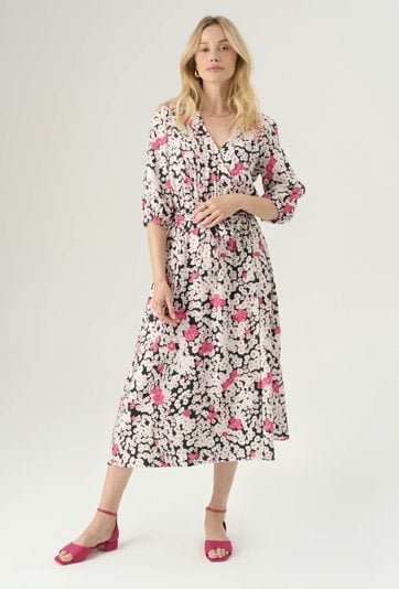 Kopertowa sukienka maxi