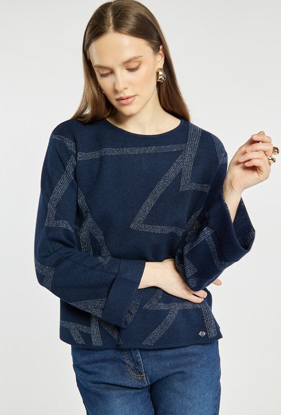 Sweter damski z wiskozą