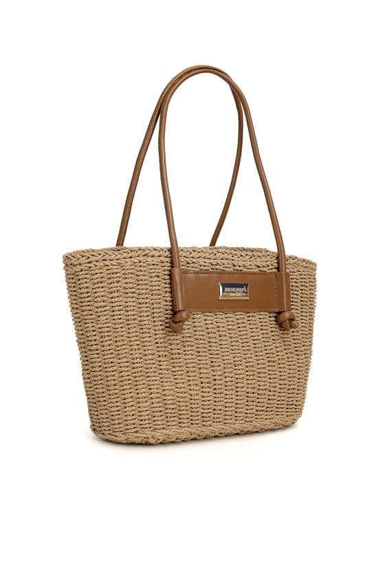 Pleciony koszyk ze ściągaczem