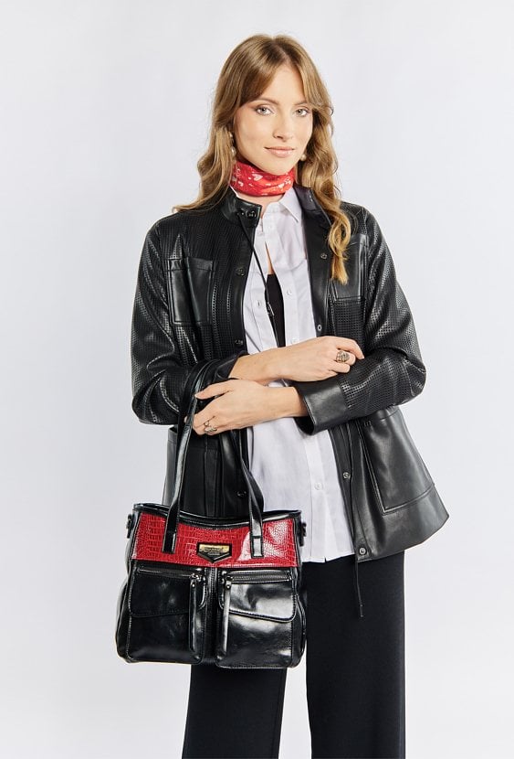 Torba damska z kieszeniami