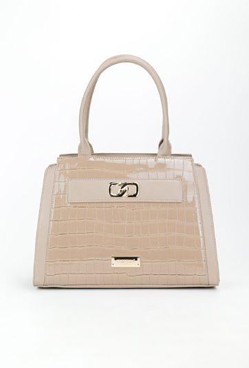 Lakierowa torba damska