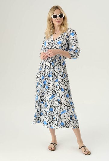 Kopertowa sukienka maxi