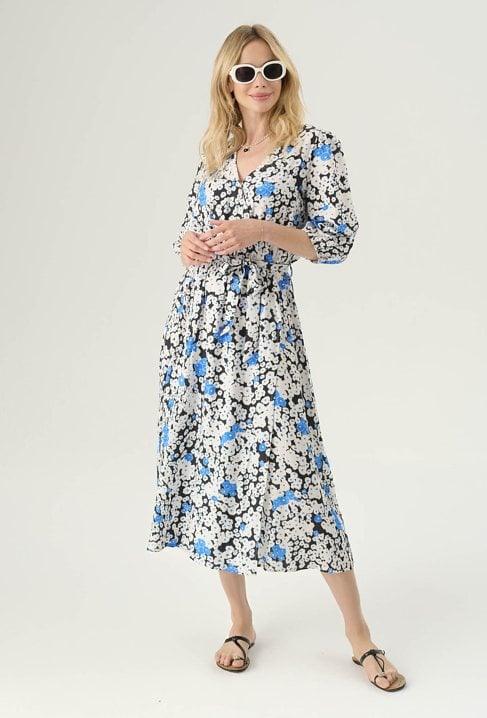 Kopertowa sukienka maxi