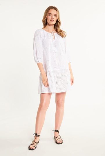 Pareo damskie z falbaną