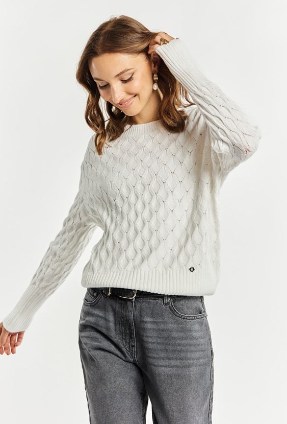 Wiskozowy sweter damski