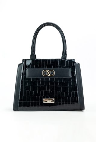 Lakierowa torba damska