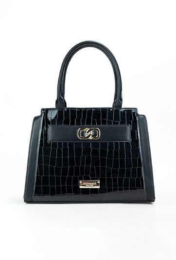 Lakierowa torba damska