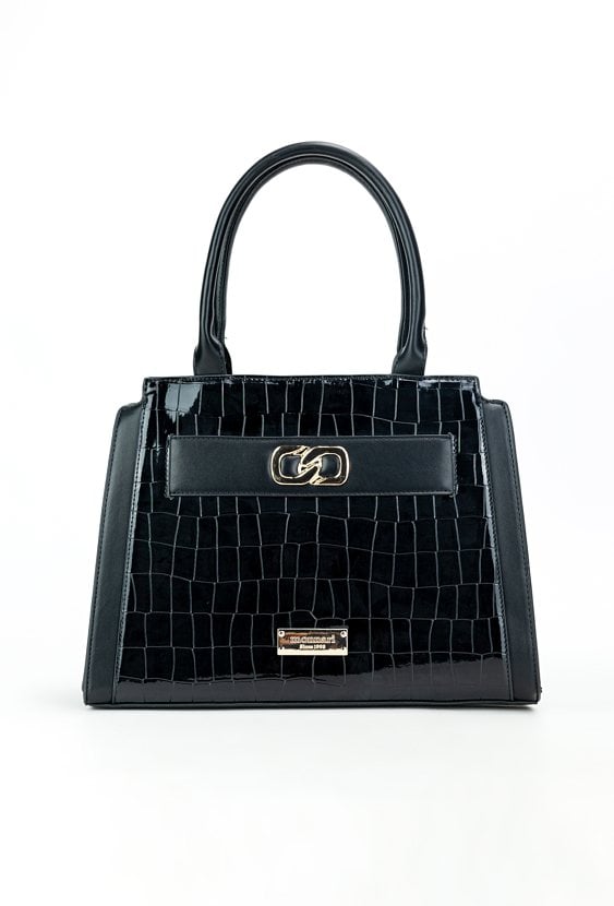 Lakierowa torba damska