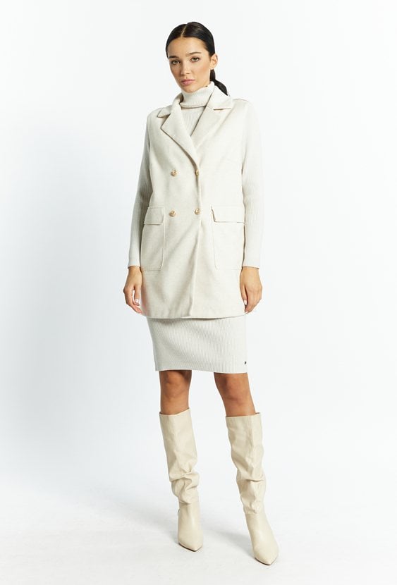 Dwurzędowa kamizelka żakietowa