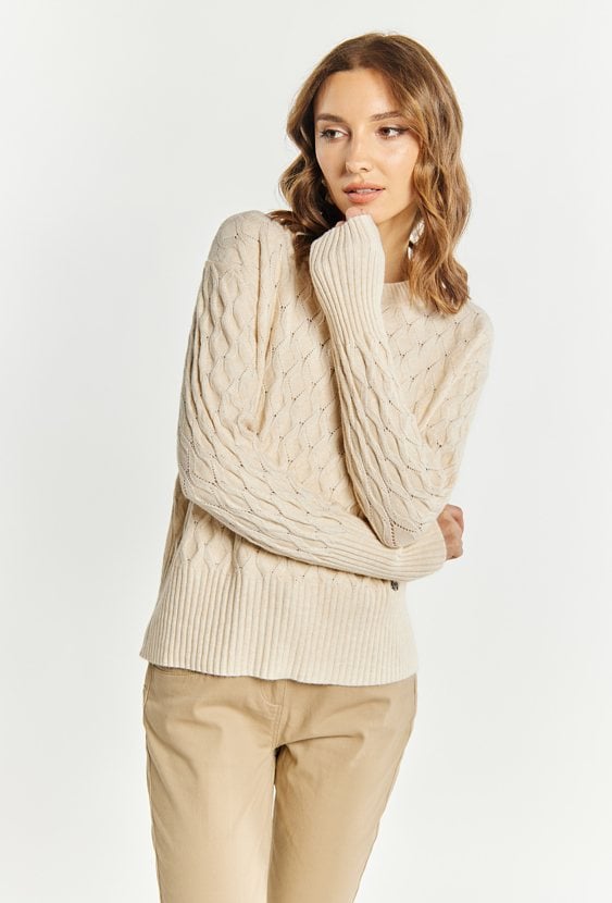 Wiskozowy sweter damski