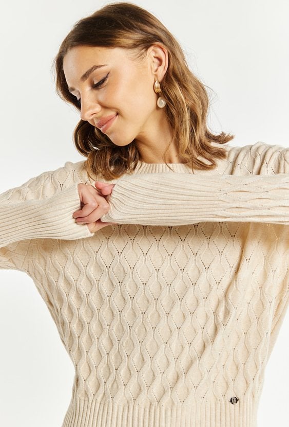 Wiskozowy sweter damski