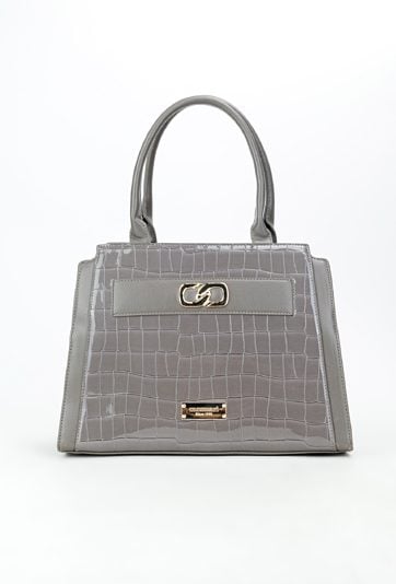 Lakierowa torba damska