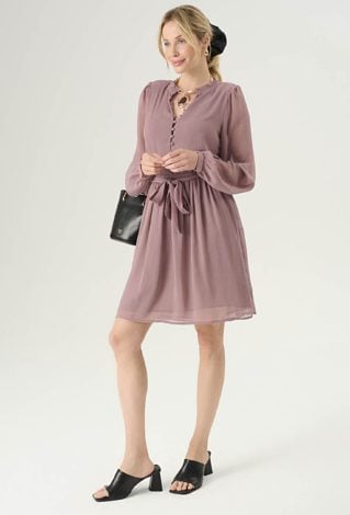 Niebieska krótka sukienka