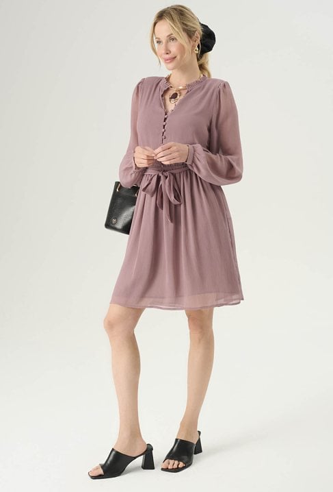 Niebieska krótka sukienka