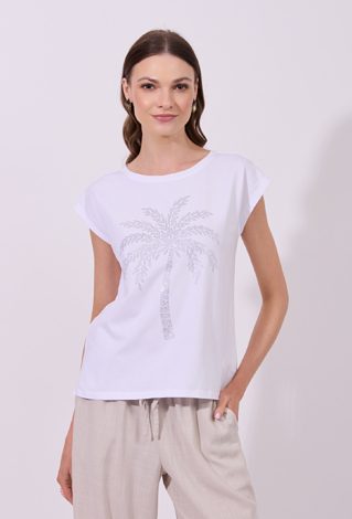 T-shirt z palmą