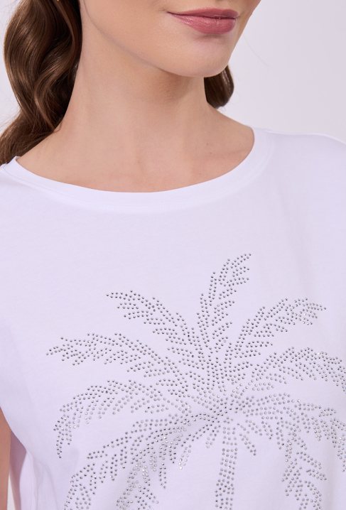 T-shirt z palmą