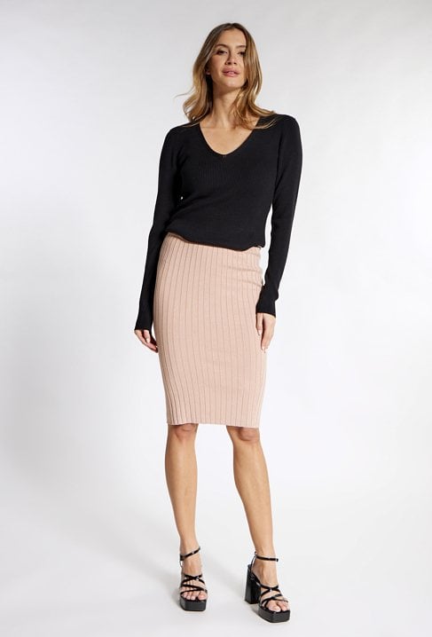 Dzianinowa spódnica