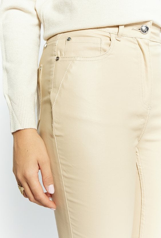 Spodnie damskie woskowane