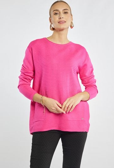 Sweter z kieszonkami