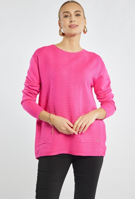 Sweter z kieszonkami