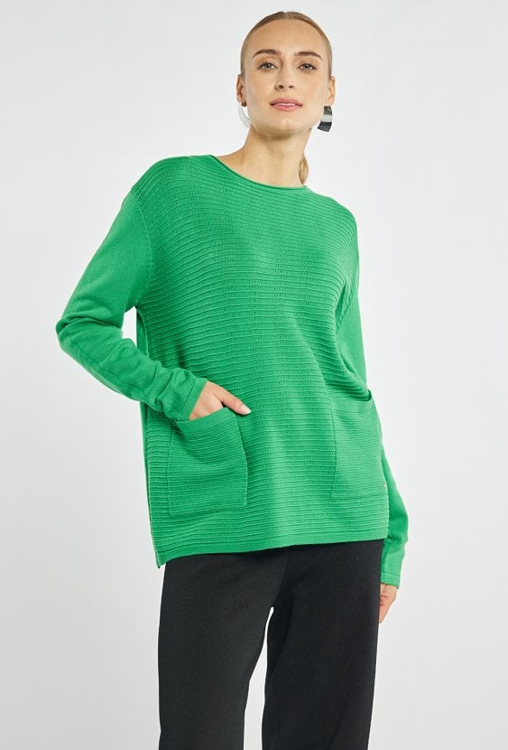 Sweter z kieszonkami