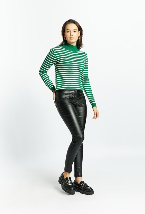 Spodnie damskie woskowane