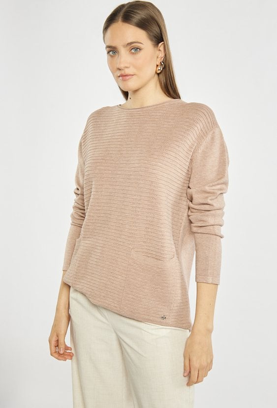 Sweter z kieszonkami