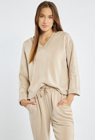 Bluza damska z dekoltem w serek