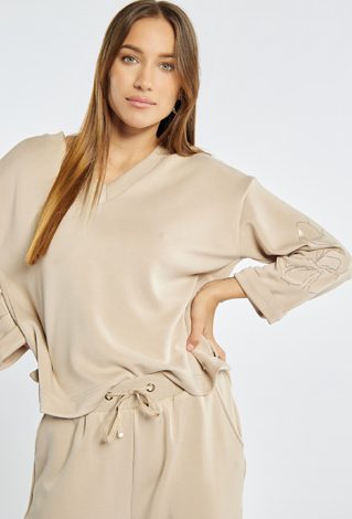 Bluza damska z dekoltem w serek