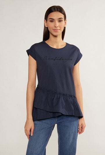 Bluzka damska z baskinką