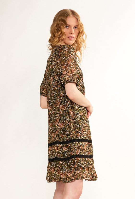 Wzorzysta sukienka damska mini