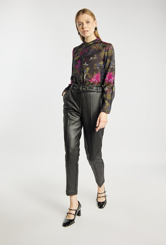 Spodnie 7/8 z paskiem