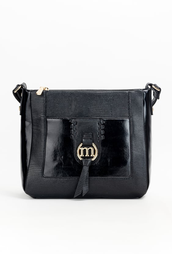 Torba damska z biżuteryjną zawieszką