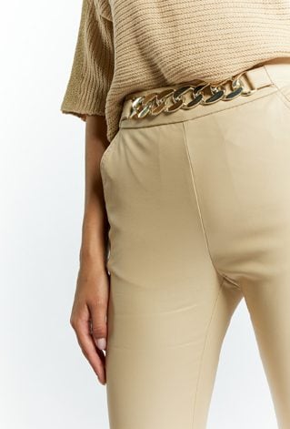 Spodnie damskie z łańcuszkiem