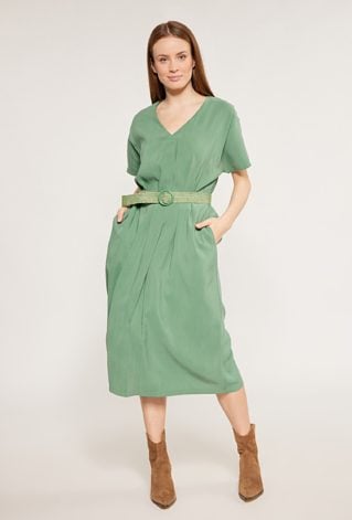 Sukienka damska z paskiem