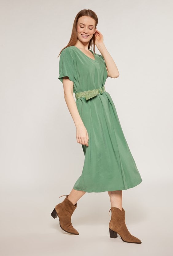 Sukienka damska z paskiem