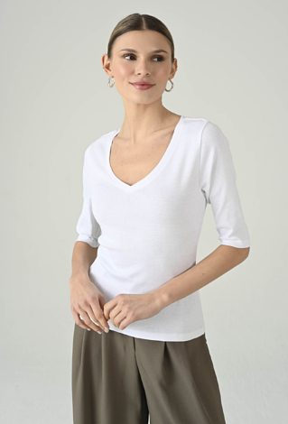 Bluzka z rękawem 3/4