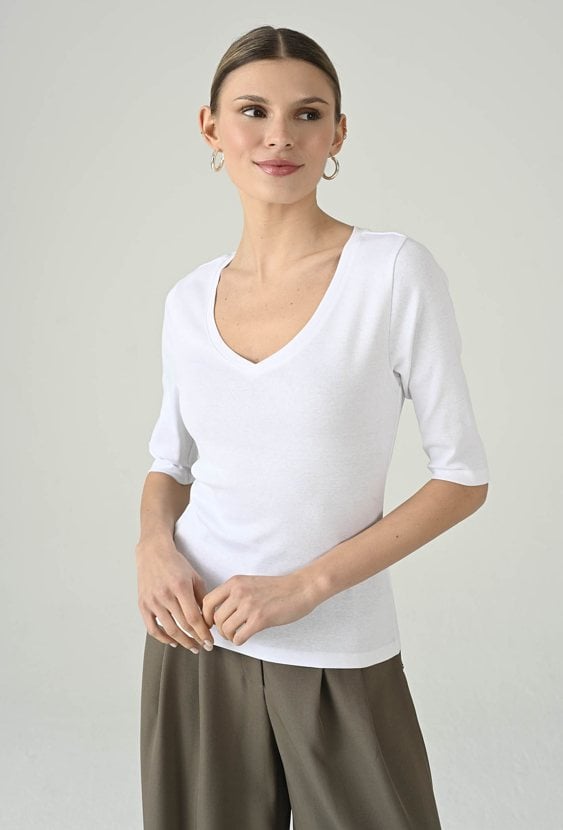 Bluzka z rękawem 3/4