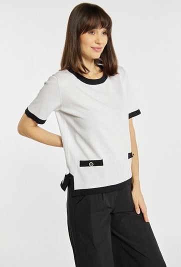 Sweter damski na krótki rękaw