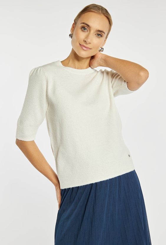 Sweter z krótkim rękawem