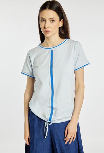 T-shirt z kontrastowymi wstawkami