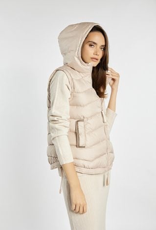 Kamizelka damska z kapturem