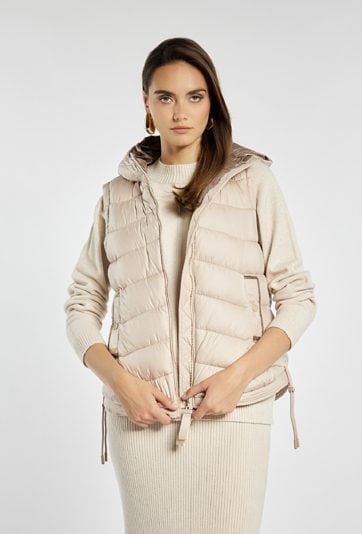 Kamizelka damska z kapturem