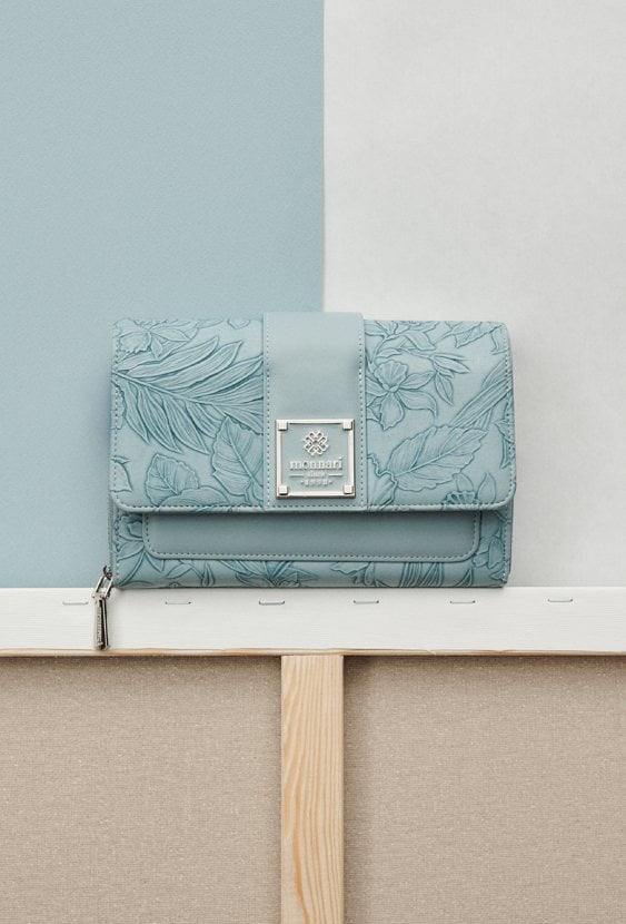 Mała torebka z roślinnym wzorem